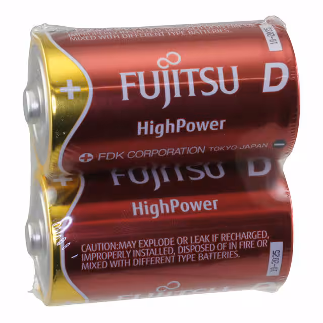 LR20 F (2S) FDK America, Inc., a member of Fujitsu Group  Piles non rechargeables (primaires)